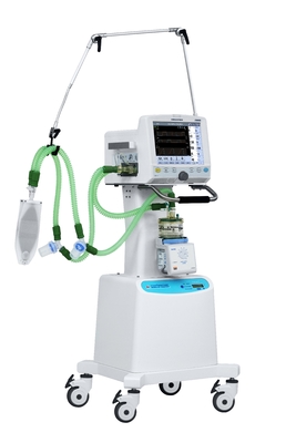 Ventilador portátil de Icu de 100 alarmes, pneumaticamente máquina de respiração dos cuidados intensivos