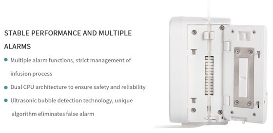 As bombas médicas ajustáveis da infusão, Iv automatizado Purple Horn bombeiam ISO 13485