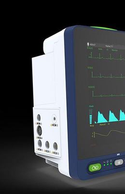 monitor paciente portátil do LCD de 12,1 polegadas, equipamento de monitoração do hospital ISO13485